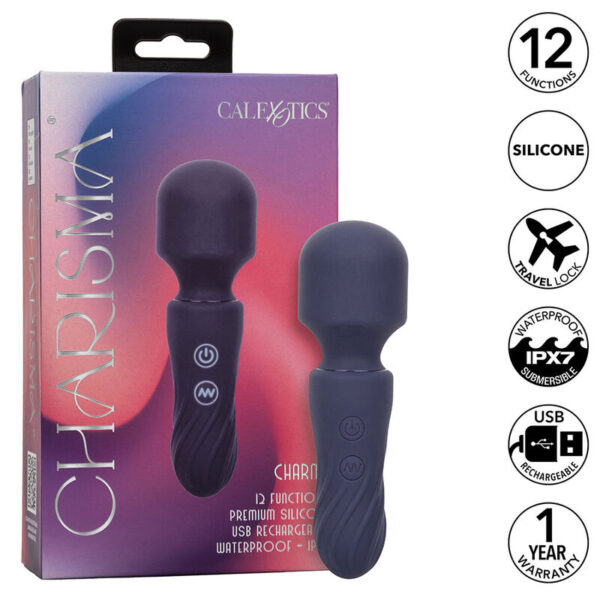 POTENTE - CALEXOTICS - CHARISMA CHARM MASSAGER 12 FUNÇÕES ROXO