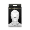 NS NOVELTIES - FETISH & FASHION FECHADO BOCA COM ZÍPER CAPUZ NYLON BRANCO - Image 2
