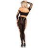 LEG AVENUE - TOP CROP E LEGGINGS CORTADO SEM COSTURA PRETO - Image 2