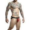 MOB - DNGEON VERMELHO JOCKSTRAP COM CORRENTES TAMANHO ÚNICO - Image 3