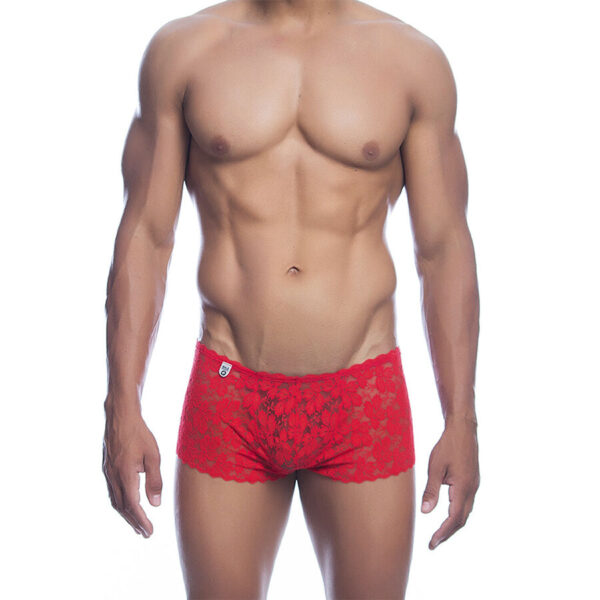 POTENTE - MOB - BOXER DE RENDA VERMELHA TAMANHO L/XL