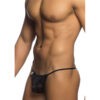 MOB - TANGA DE RENDA PRETA TAMANHO L/XL - Image 2
