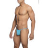 MOB - TANGA TRANSPARENTE EM FORMATO T AQUA TAMANHO L/XL - Image 2