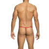 MOB - TANGA TRANSPARENTE VERMELHA EM FORMATO DE T TAMANHO L/XL - Image 3