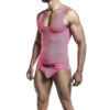 MOB - BODYSHEER ROSA TRANSPARENTE TAMANHO L/XL - Image 2