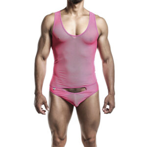 POTENTE - MOB - BODYSHEER ROSA TRANSPARENTE TAMANHO L/XL