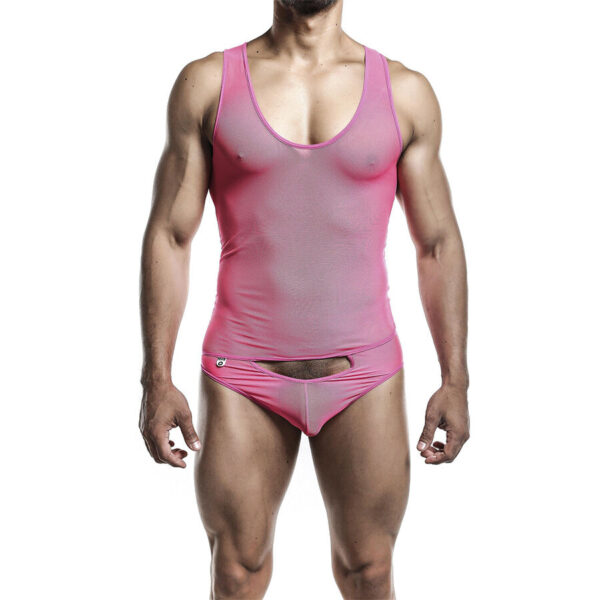 POTENTE - MOB - BODYSHEER ROSA TRANSPARENTE TAMANHO L/XL