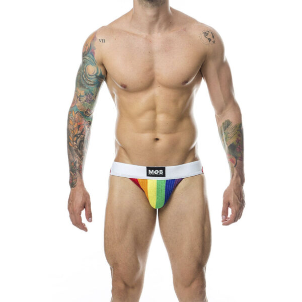 POTENTE - MOB - CALÇA CLASSIC JOCK STRIPE RAINBOW TAMANHO G