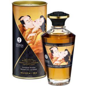 POTENTE - SHUNGA - ÓLEO DE MASSAGEM COM EFEITO CALOR SABOR CARAMELO 100 ML