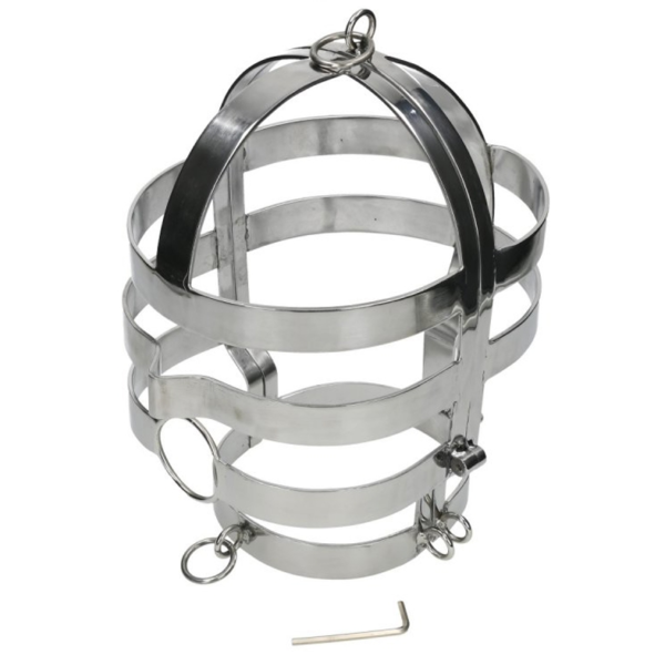 POTENTE - METAL HARD - MSCARA COM COLAR DE AO