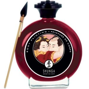 POTENTE - SHUNGA - PINTURA CORPORAL DE MORANGO E CAVA