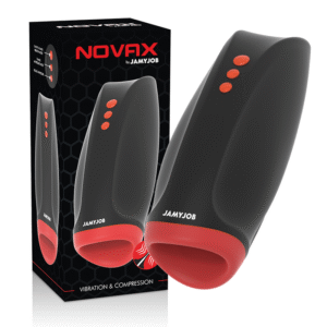 POTENTE - JAMYJOB - MASTURBADOR NOVAX COM VIBRAO E COMPRESSO