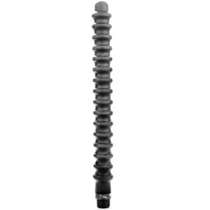 POTENTE - ALL BLACK - MEGA RIPPLE SHOWER ANAL SILICONE 28