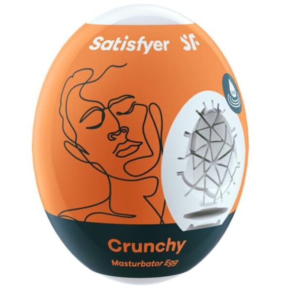 POTENTE - SATISFYER - OVO MASTURBADOR CRUNCHY
