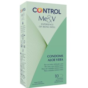 POTENTE - CONTROL - PRESERVATIVOS COM ALOE VERA 10 UNIDADES