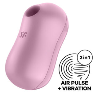 POTENTE - SATISFYER - ESTIMULADOR E VIBRADOR DE PULSO DE AR COTTON CANDY LILÁS