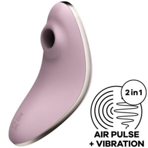 POTENTE - SATISFYER - VULVA LOVER 1 ESTIMULADOR E VIBRADOR DE PULSO DE AR VIOLETA