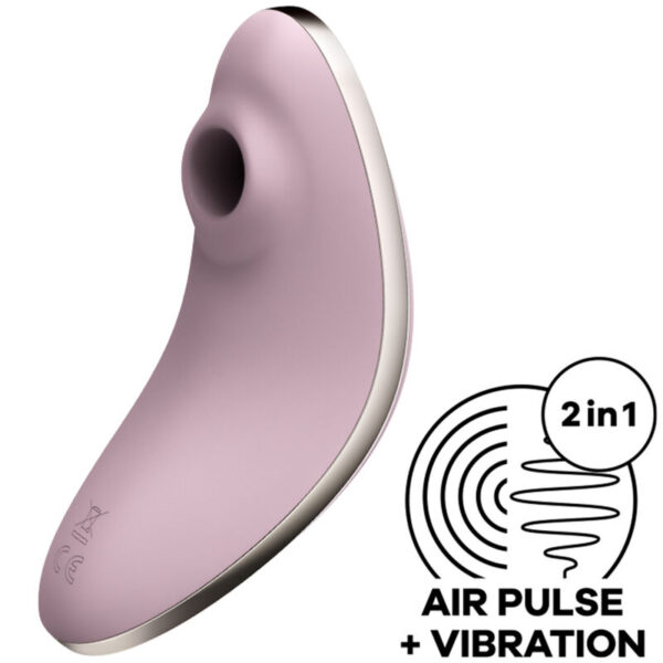 POTENTE - SATISFYER - VULVA LOVER 1 ESTIMULADOR E VIBRADOR DE PULSO DE AR VIOLETA