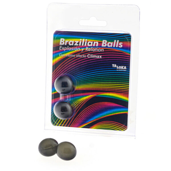 POTENTE - TALOKA - 2 BOLAS BRASILEIRAS EFEITO CLIMAX GEL EMOCIONANTE