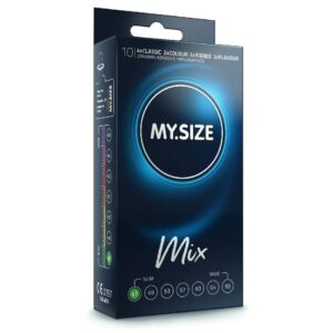 POTENTE - MY SIZE - MIX PRESERVATIVOS 47 MM 10 UNIDADES