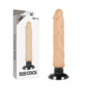 POTENTE - BASECOCK - VIBRADOR REALÍSTICO 2-1 NATURAL 20 CM -O- 4 CM