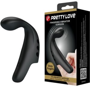 POTENTE - PRETTY LOVE - DEDAL VIBRADOR GORGONA PRETO