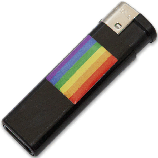 POTENTE - PRIDE - PRETO MAIS CLARO COM BANDEIRA LGBT