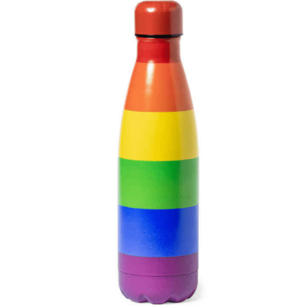 POTENTE - PRIDE - AQUECEDOR DE GUA METLICO COM BANDEIRA LGBT