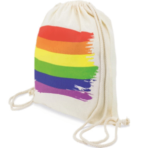 POTENTE - PRIDE - MOCHILA COM BANDEIRA LGBT DE ALGODO