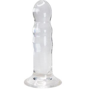 POTENTE - ALIVE - PÊNIS REALISTA GALANTE TRANSPARENTE 14 CM