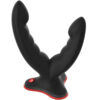 POTENTE - FUN FACTORY - RYDE DILDO DUPLO E MASSAGER PRETO