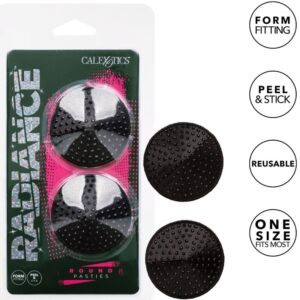 POTENTE - CALEXOTICS - RADIANCE TAMPAS PARA BICOS DE JÓIAS EM FORMA REDONDA