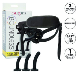 POTENTE - CALEXOTICS - BOUNDLESS KIT DE PEGGING DE CURVA DE SILICONE