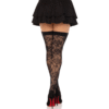 LEG AVENUE - WILD ROSES NET STOCKS PRETO - Image 2