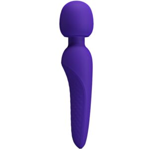 POTENTE - PRETTY LOVE - MAREDITH MASSAGER 12 MODOS DE VIBRAO ROXO