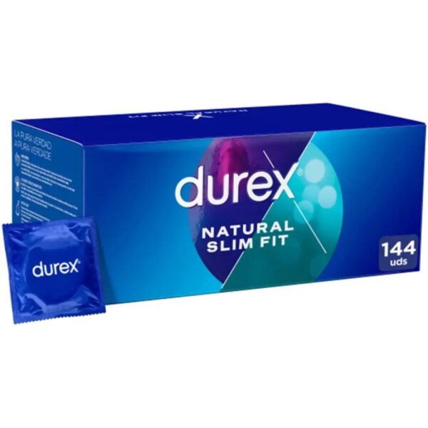 POTENTE - DUREX - NATURAL SLIM FIT BÁSICO 144 UNIDADES