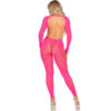 LEG AVENUE - BODYSTOCKING ROSA COM COSTAS ABERTAS TAMANHO ÚNICO - Image 2