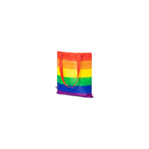 POTENTE - PRIDE - SACOLA TOTE COM BANDEIRA DE ARCO-ÍRIS