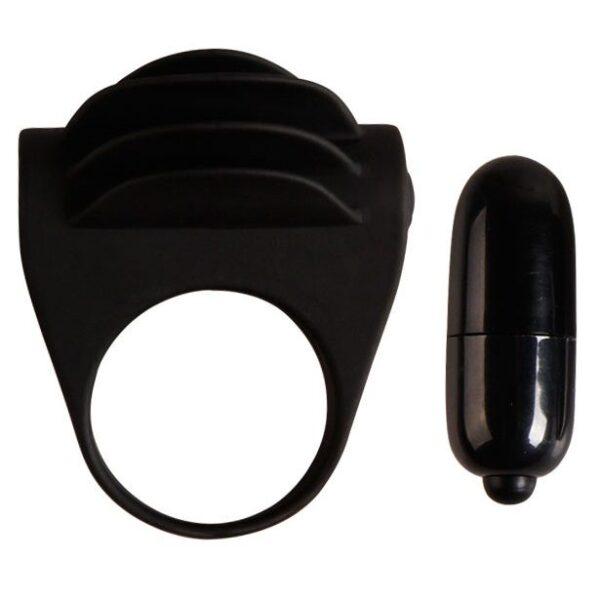 POTENTE - PRETTY LOVE - ANEL VIBRADOR PRETO CHESTER PRETO