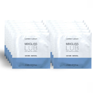POTENTE - MIXGLISS - LUBRIFICANTE NATURAL BASE DE GUA 12 DOSE ÚNICA 4 ML