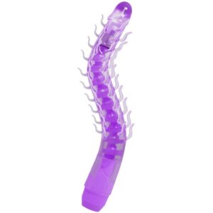 POTENTE - BAILE - FLEXI VIBE SENSUAL SPINE DILDO VIBRATÓRIO DOBRVEL LILAL 23.5 CM