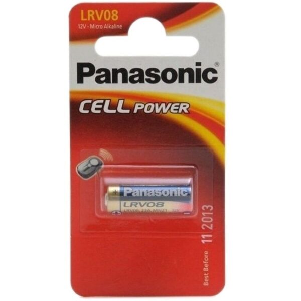 POTENTE - PANASONIC BATTERY LRV08 LR23A 12V 1UNIT