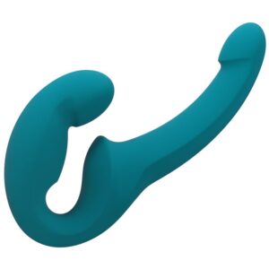 POTENTE - FUN FACTORY - SHARE LITE DILDO DUPLO DEEP SEA AZUL