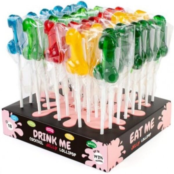 POTENTE - SECRETPLAY - DISPLAY VARIEDADE DE PÊNIS COM ÁLCOOL 40 UNIDADES