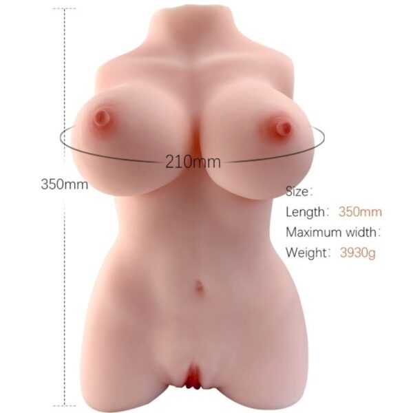 POTENTE - ARMONY - TORSO FEMININO REALISTA MODELO 3