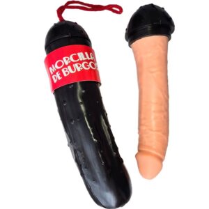 POTENTE - DIABO PICANTE - DILDO DE SALSICHA DE SANGUE DE BURGOS