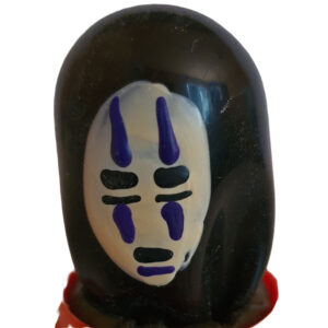 POTENTE - CONDOMERIE - MÁSCARA DE PRESERVATIVOS NOVIDADE PINTADA À MÃO GHOST BLACK