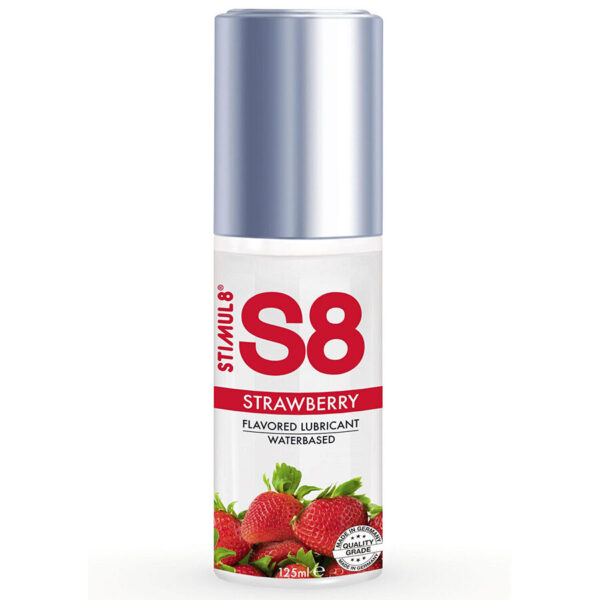 POTENTE - STIMUL8 - LUBRIFICANTE S8 MORANGO 125 ML