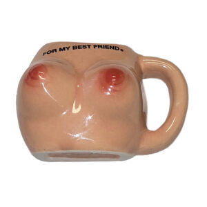 POTENTE - DIABLO PICANTE – ÍMÃ DE SEIO EM CANECA DE CERÂMICA “PARA MINHA MELHOR AMIGA”