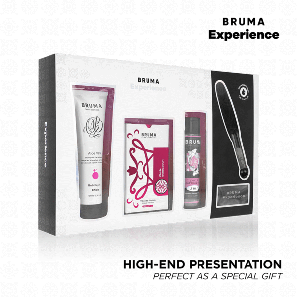 POTENTE - BRUMA XPERIENCE - KIT VIBRO-ORGASMICO DE CHICLETE DOCE TENTAÇÃO